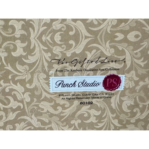 Vintage Punch Studio Eiffel Tower Paris Keepsake Note Card Top Box 15" x 12" x 4 - Picture 8 of 8